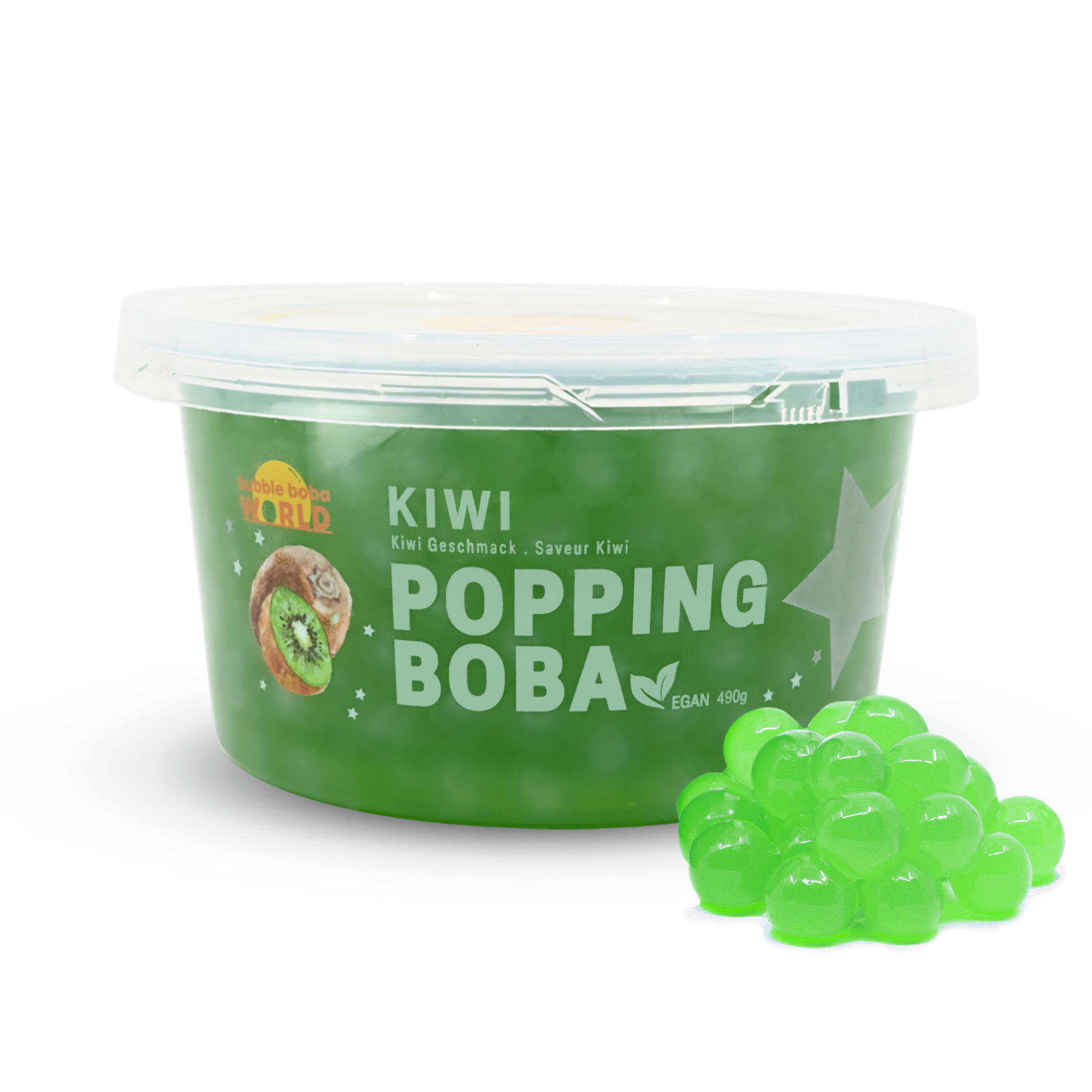 Kiwi Popping Boba 490g Bubble Boba World