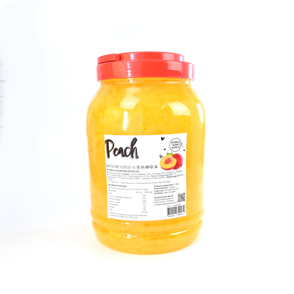 Coconut Jelly, Peach 3.85KG