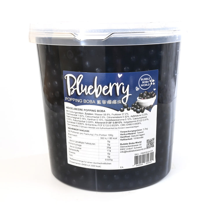 Blueberry Popping Boba 3.2kg