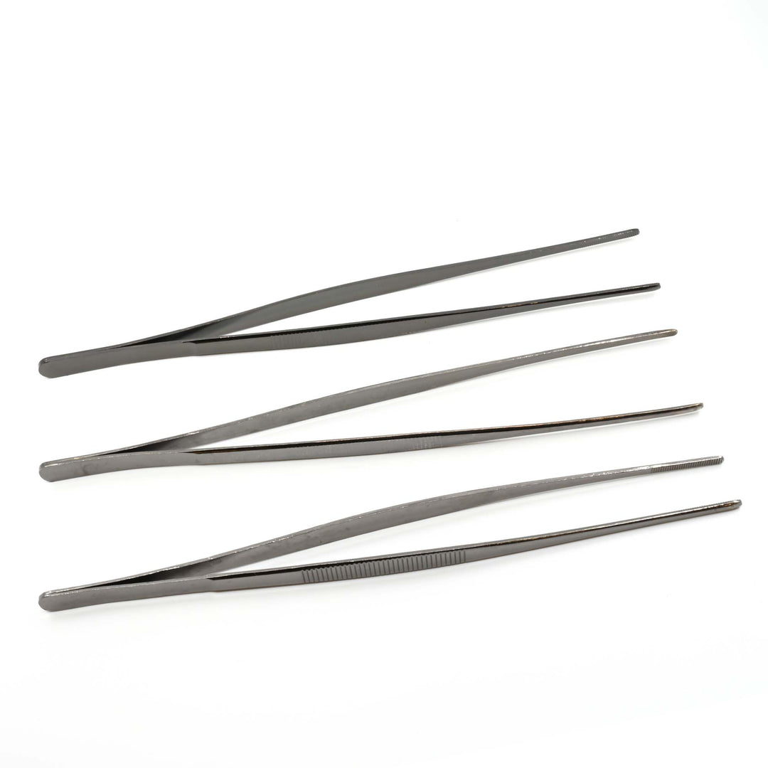 Long Pinser - stainless steel 30cm - Set of 3