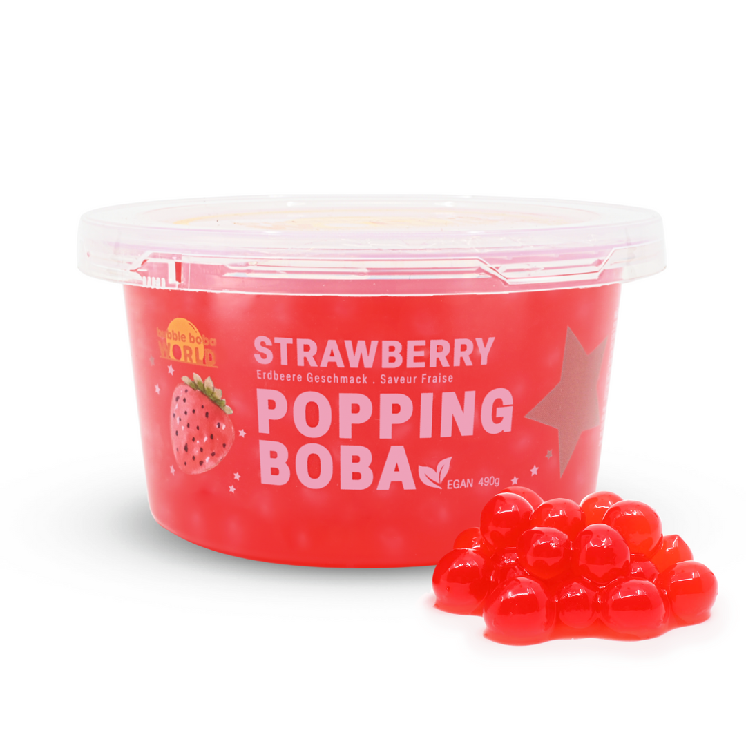 Strawberry Popping Boba - 490g