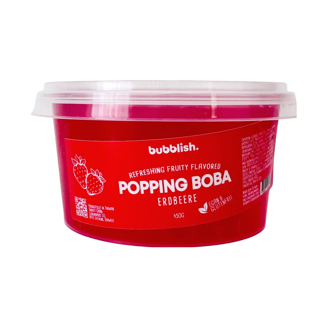 Strawberry Popping Boba 450g x12