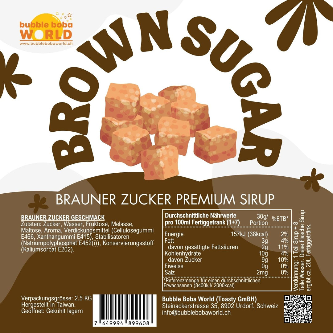 Brown Sugar Syrup 2.5KG