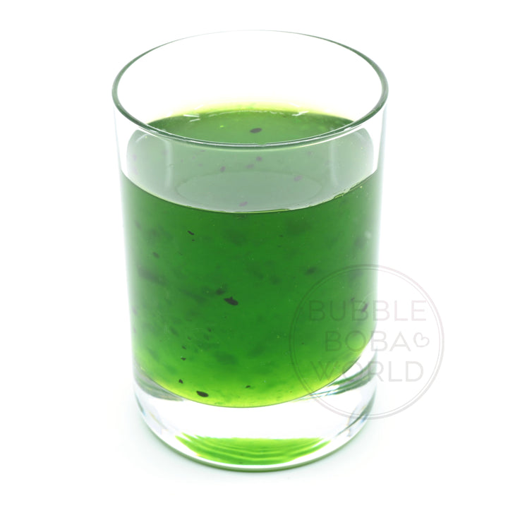 Kiwi-Sirup (mit Fruchtfleisch)