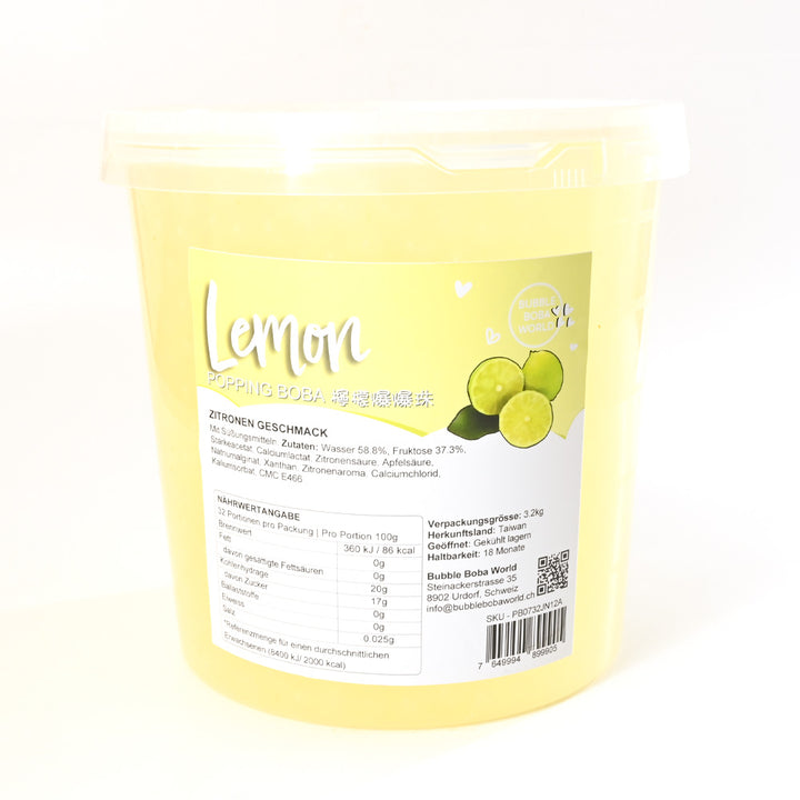 Lemon Popping Boba - 3.2kg