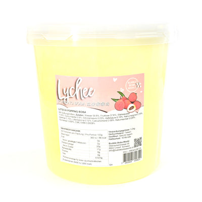 Lychee / Litchi Popping Boba - 3.2kg