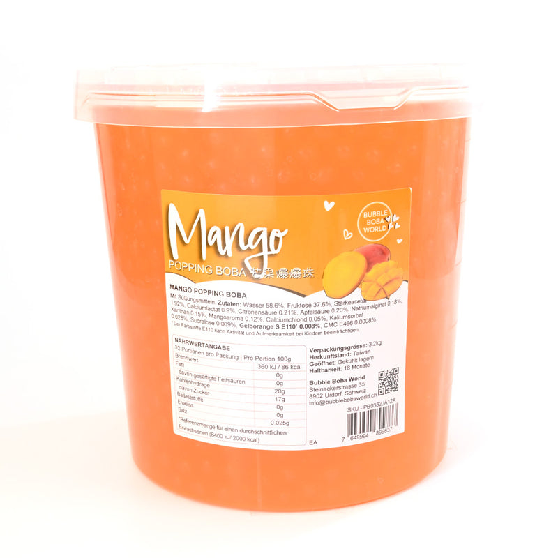 Mango Popping Boba - 3.2kg