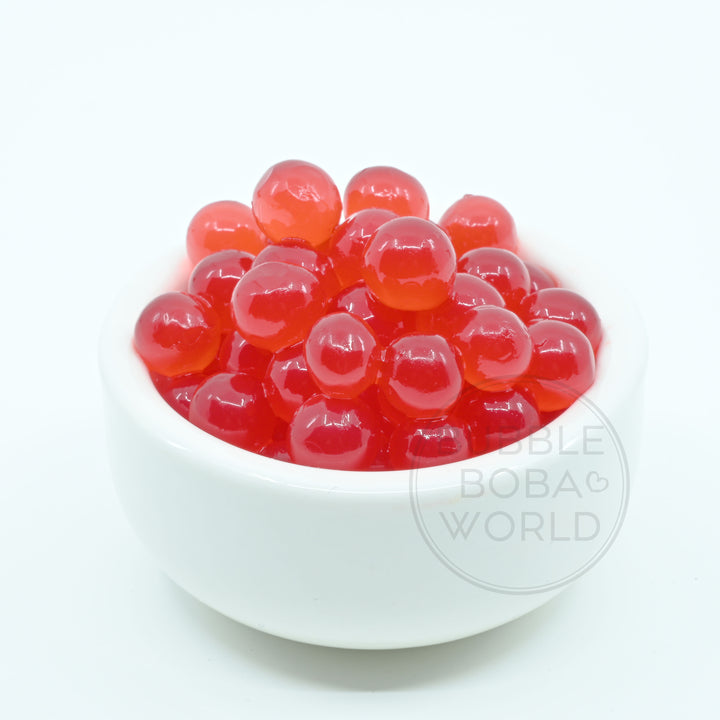 Strawberry Popping Boba - 3.2kg